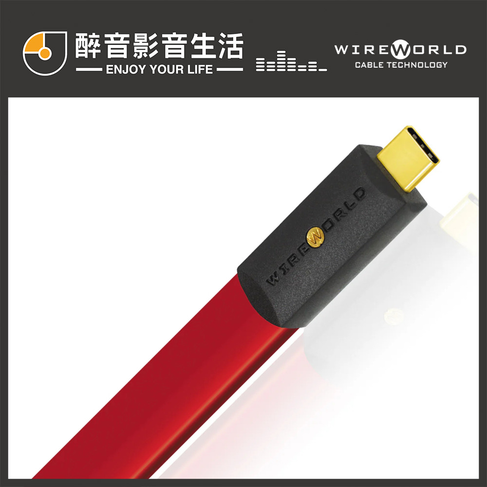 美國Wireworld Starlight 8 (1m) 星光USB 3.1 C to C 傳輸線.台灣公司