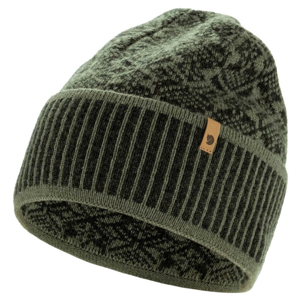 Fjallraven 小狐狸】Snow Beanie 瑞典民族風保暖羊毛帽(全尺寸).羅紋