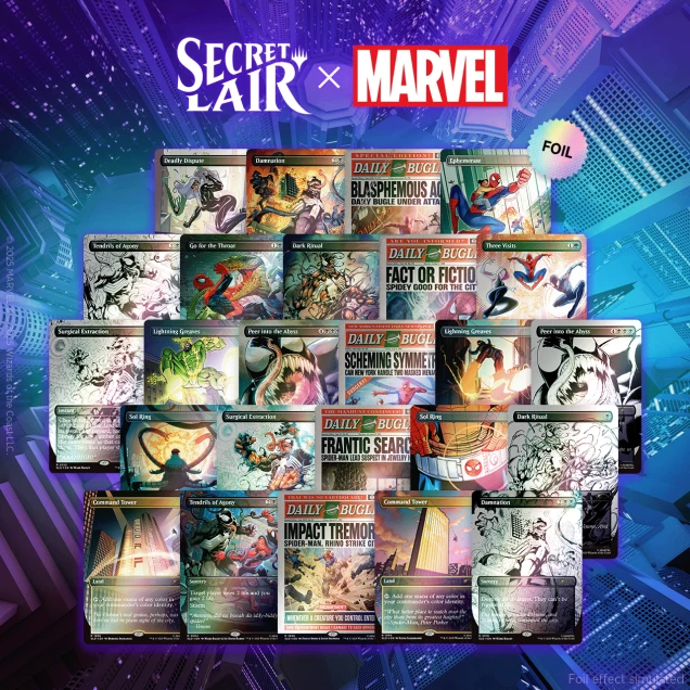 Secret Lair Marvel Foil Bundle 特典付き Secret Lair x Marvel's