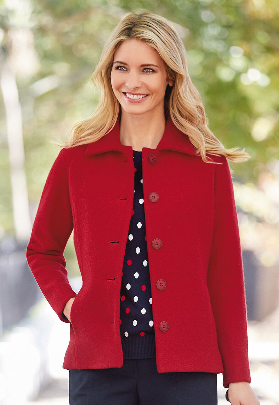 Boiled wool jacket | GP700 | Not Available | Cotswold Collections