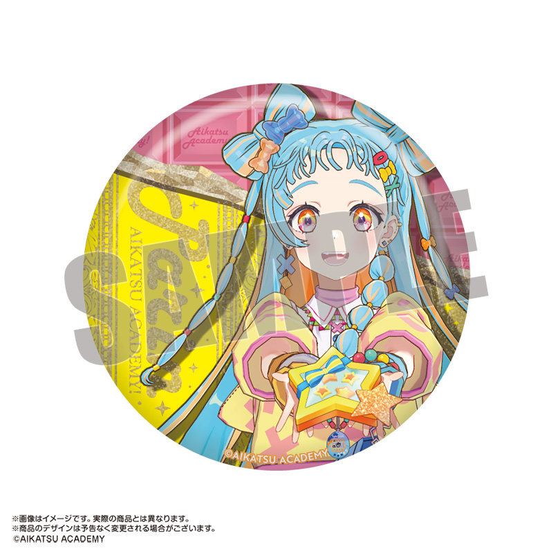 アイカツスターズグリッターガラポン 白銀リリィ セット 缶バッジ