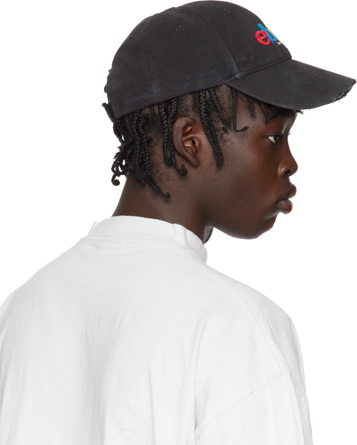 Balenciaga Black 'Ebay' Cap Balenciaga