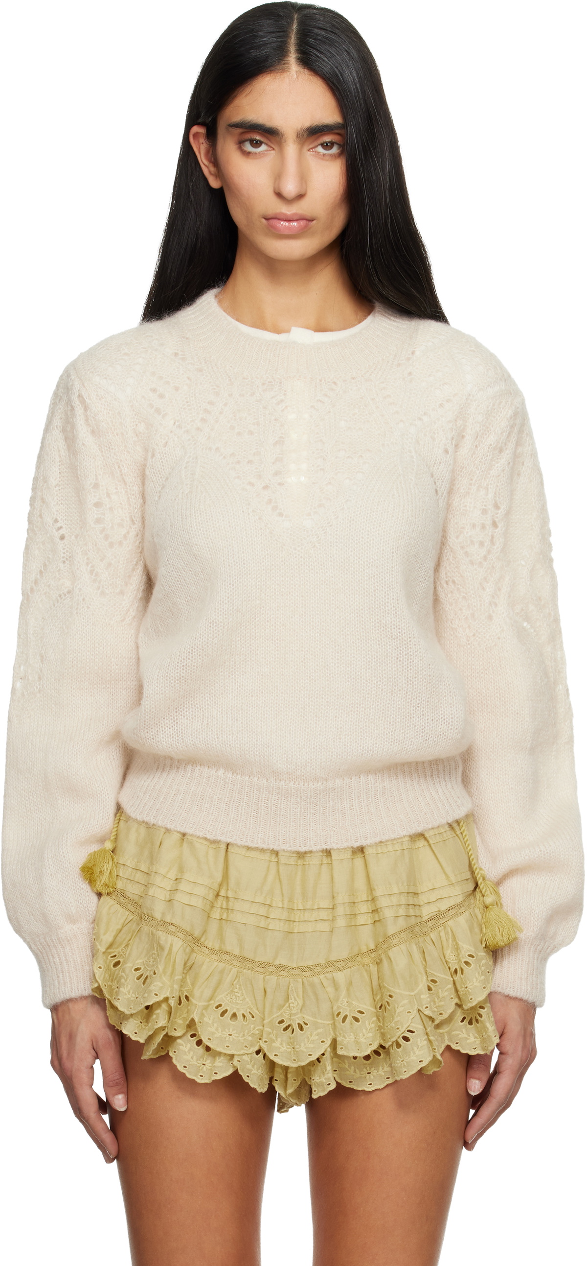 Isabel Marant Etoile Multicolor Knit Ned Fair-Isle Sweater Isabel