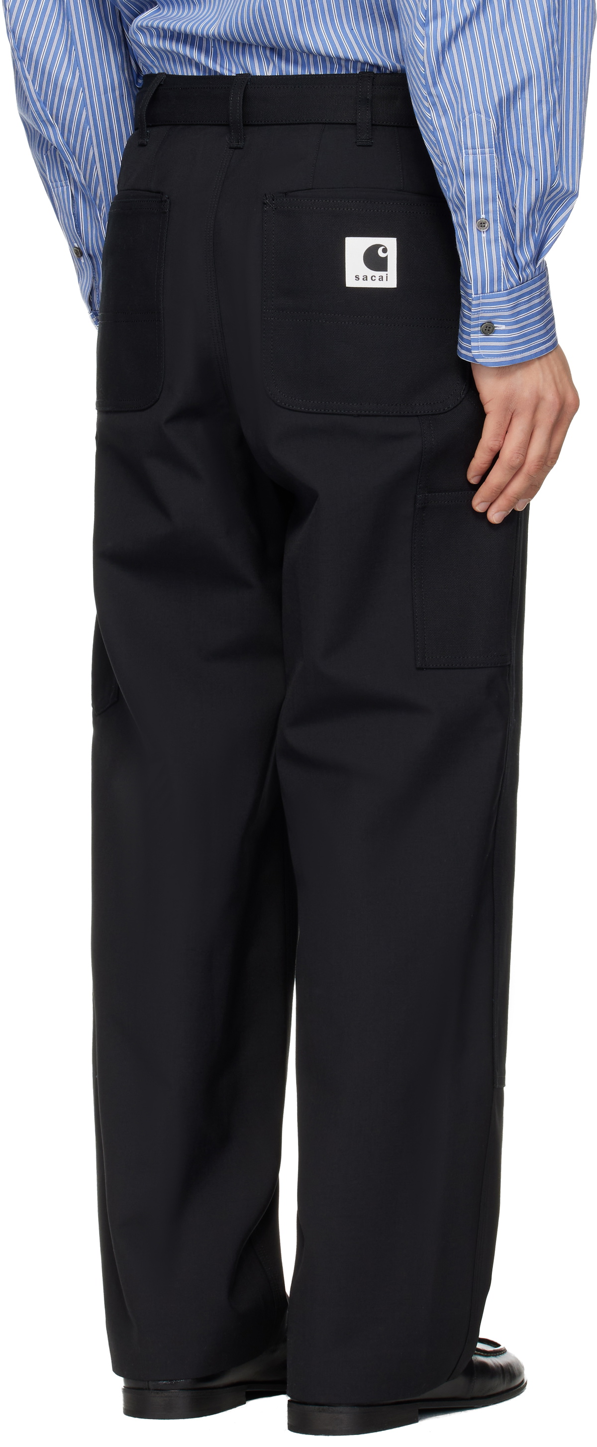 sacai Black Carhartt WIP Edition Duck Trousers Sacai