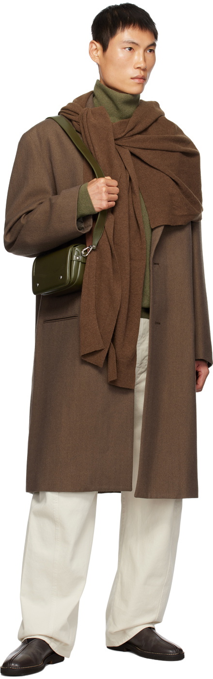LEMAIRE Brown Wrap Scarf Lemaire
