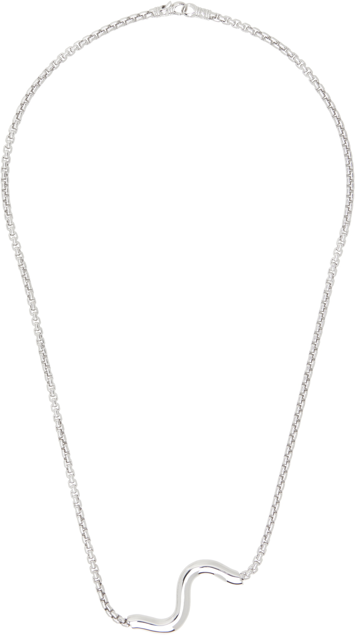 Tom Wood Gold Venetian Single S Necklace Tom Wood