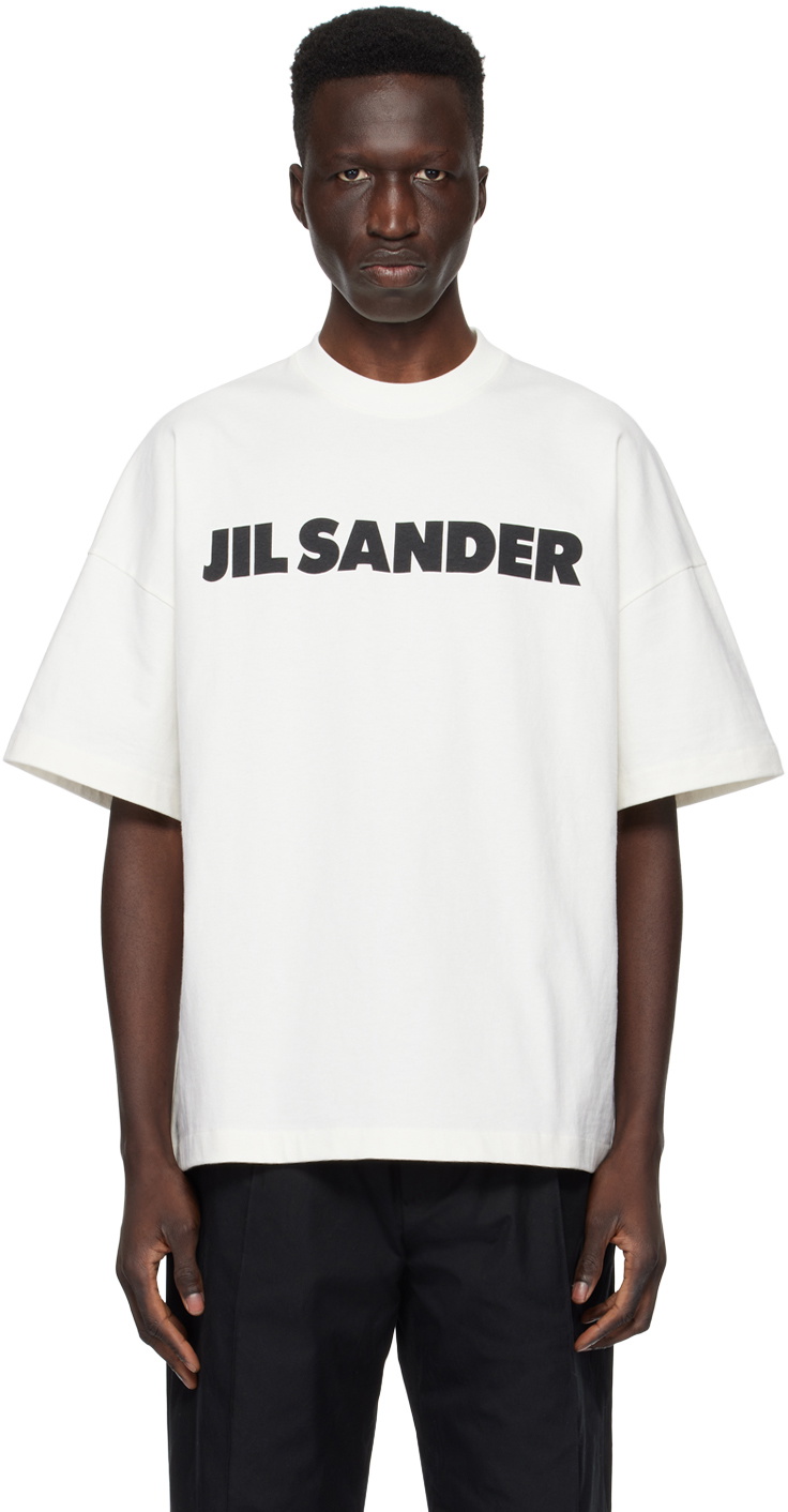 Jil Sander Off-White Printed T-Shirt Jil Sander