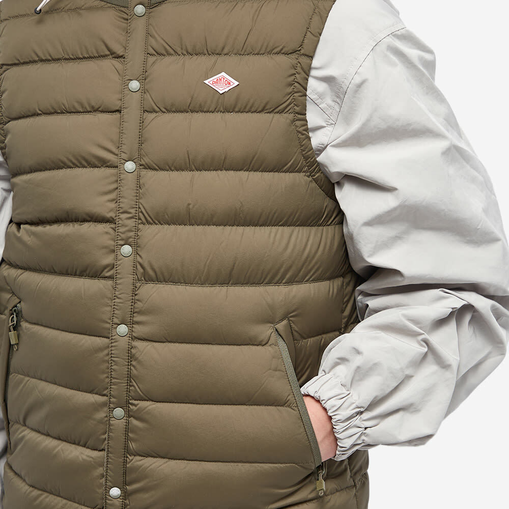 Danton Men's Inner Down Vest in Olive Danton