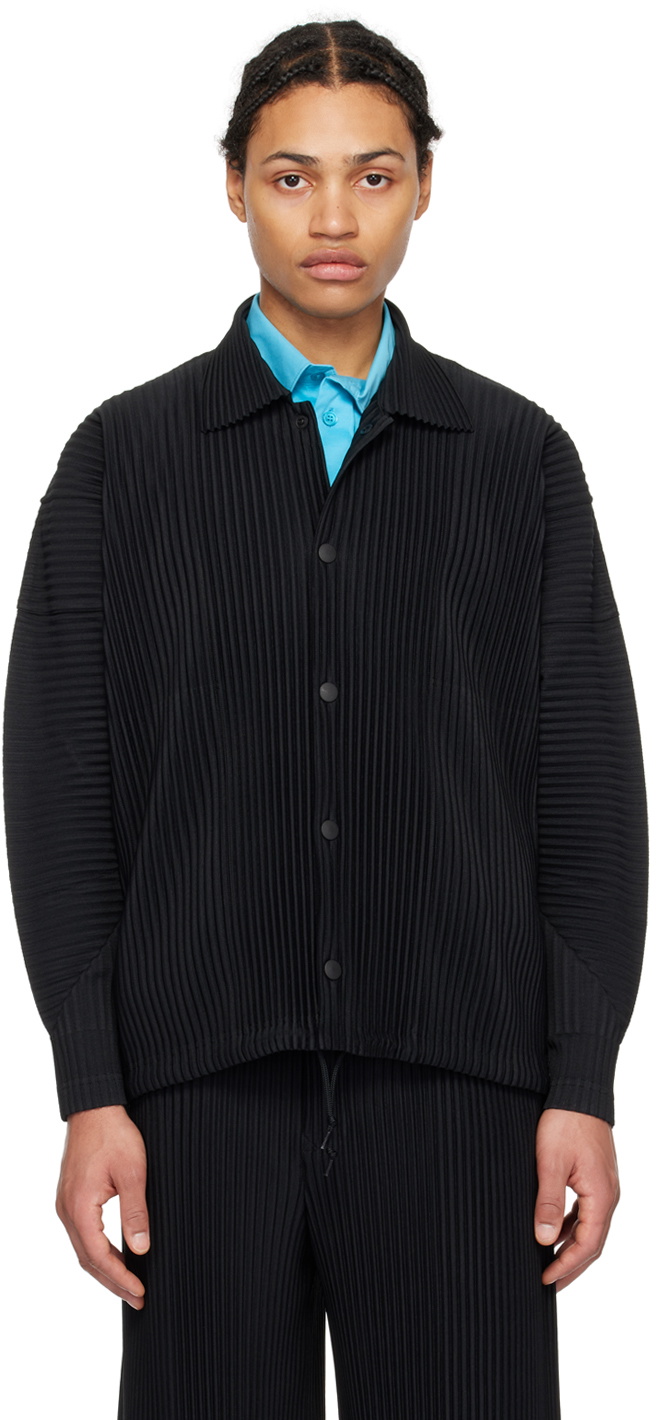 HOMME PLISSÉ ISSEY MIYAKE Black Monthly Color February Jacket