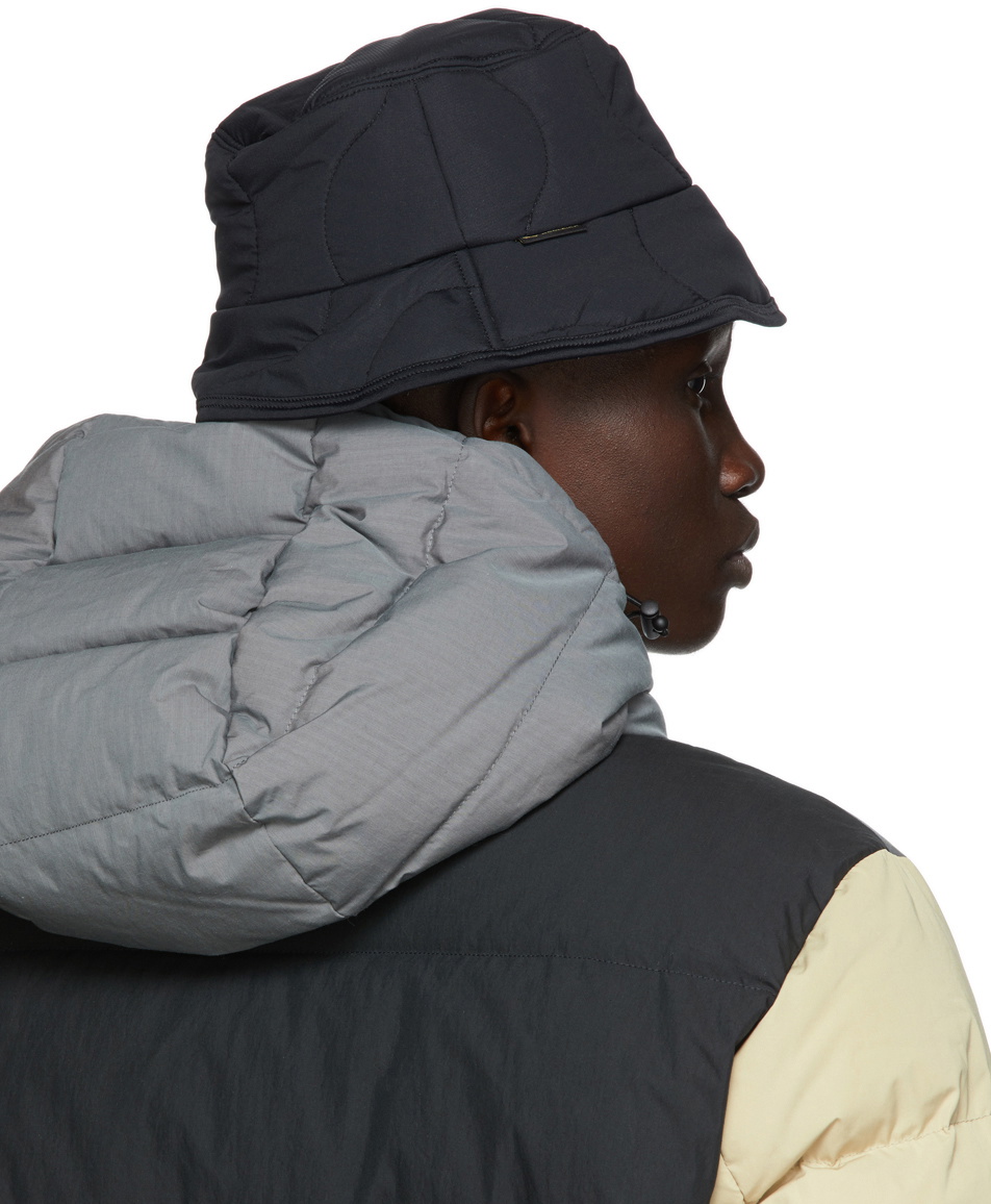 Aimé Leon Dore Black Woolrich Edition Quilted Bucket Hat