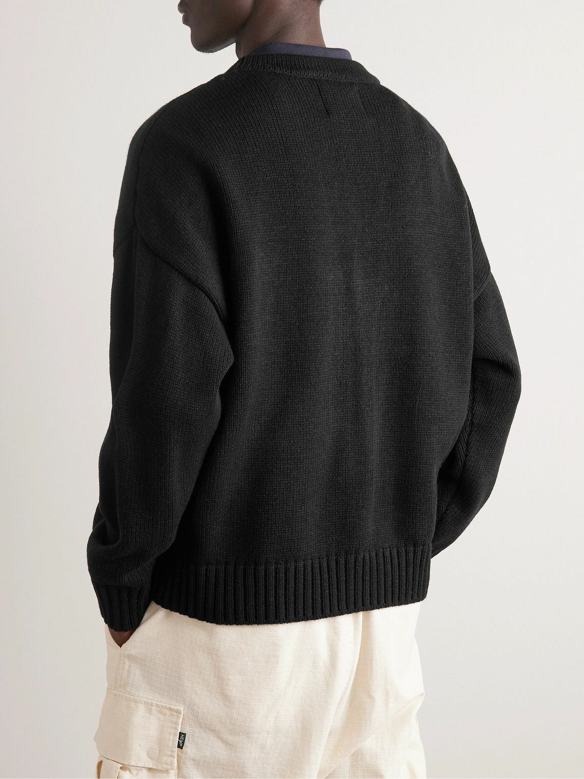 WTAPS - Palmer Knitted Zip-Up Cardigan - Black WTAPS