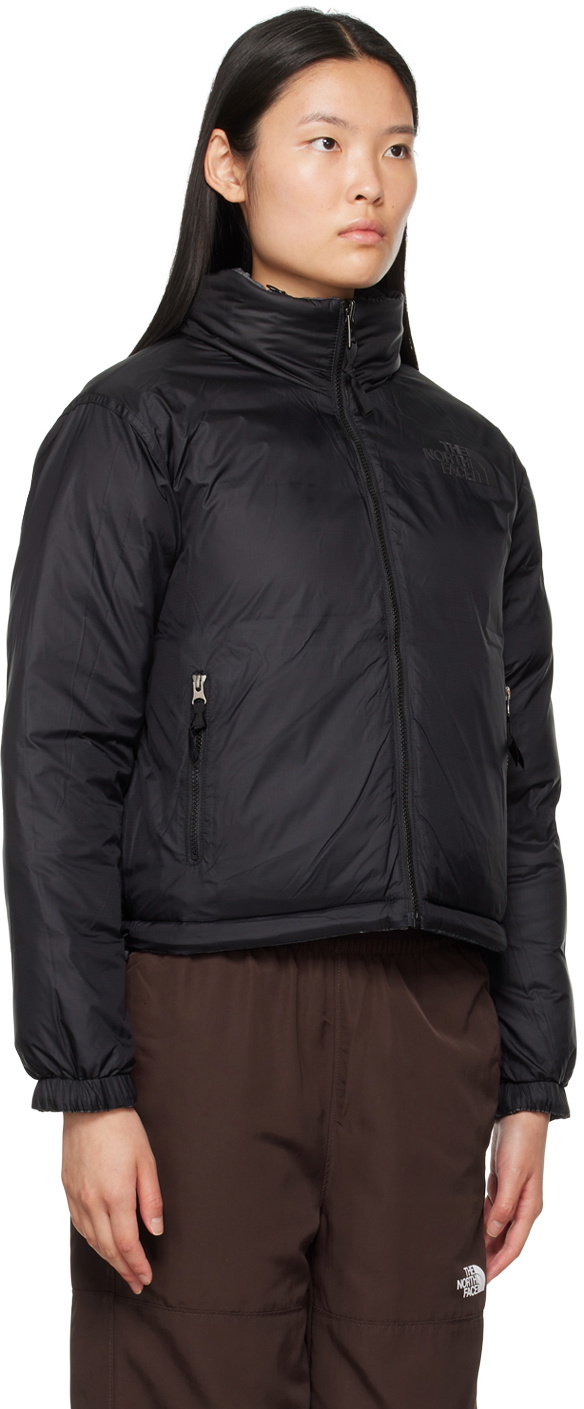 The North Face Black '92 Nuptse Reversible Denim Down Jacket The