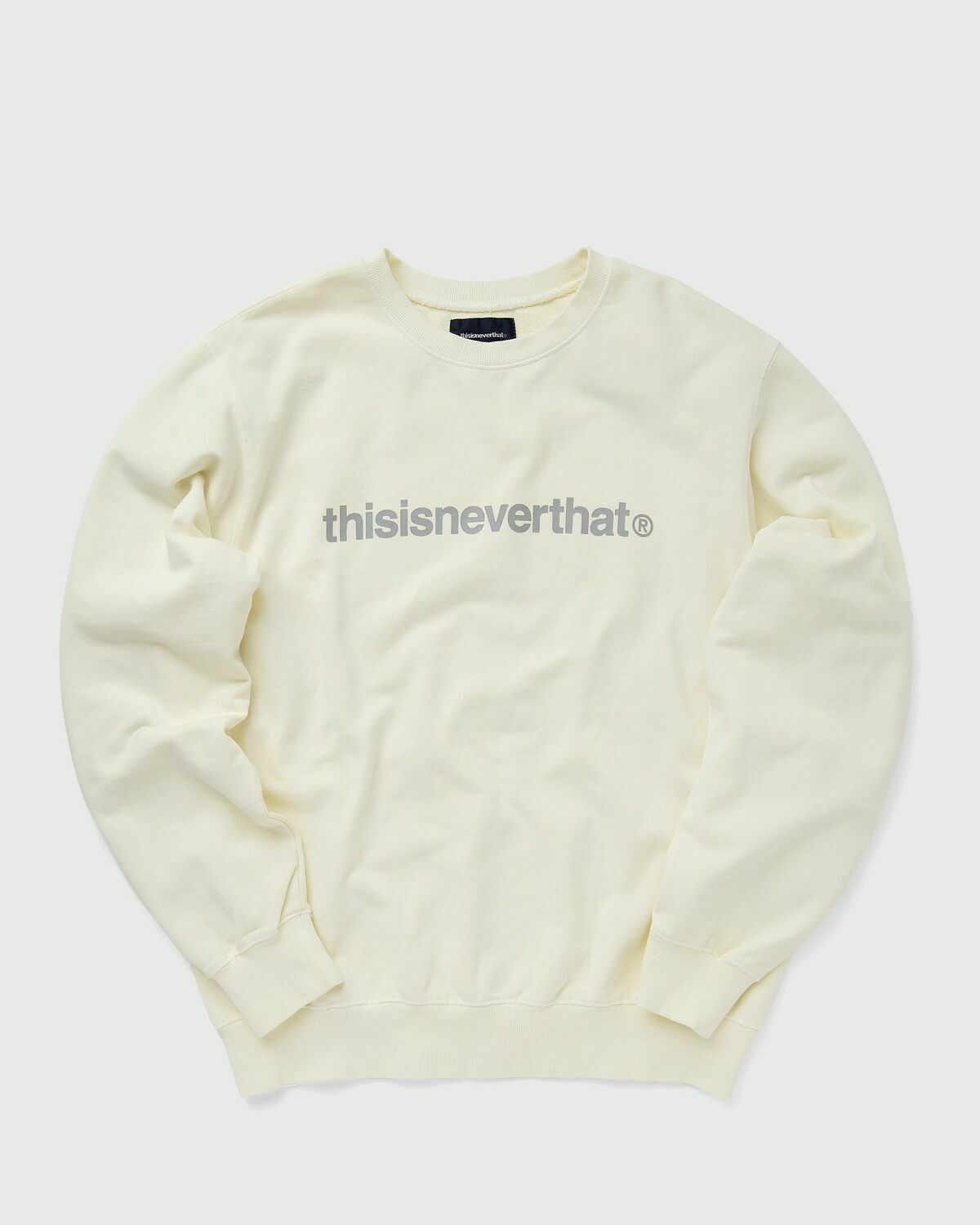 Thisisneverthat T Logo Lt Crewneck Beige Sweatshirts thisisneverthat