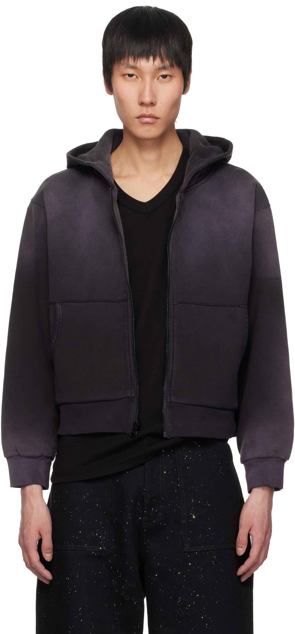 1017 ALYX 9SM Black Lightercap Hoodie 1017 ALYX 9SM