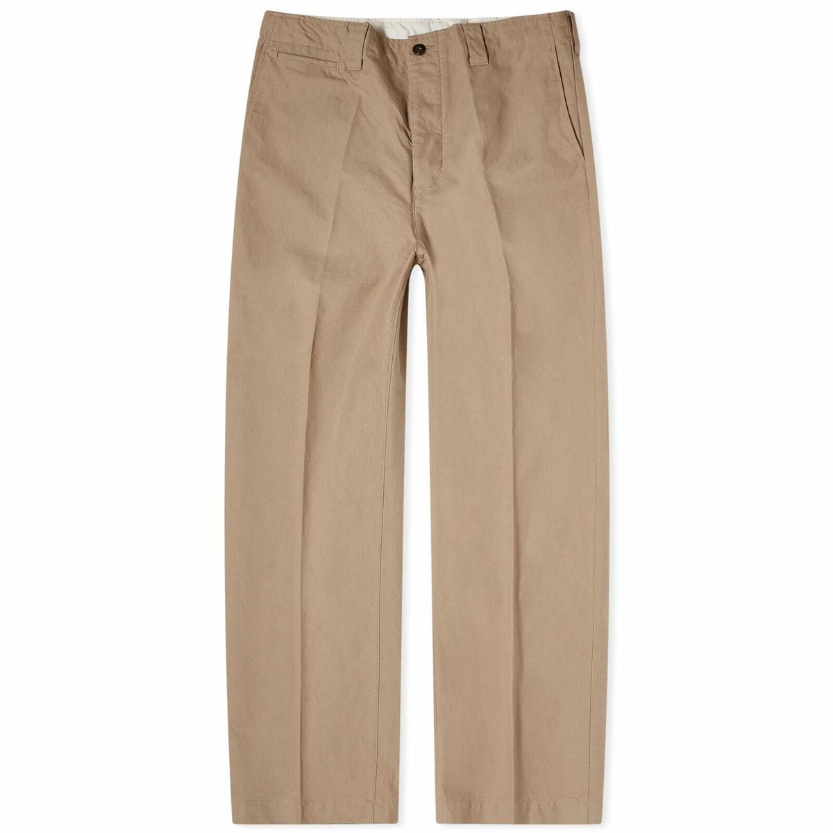 Visvim Men's Field Chino Pants in Beige Visvim