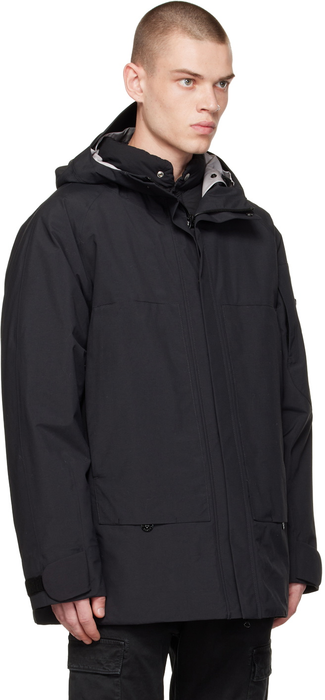 Stone Island Shadow Project Black Cocoon & Augmented Down Jacket