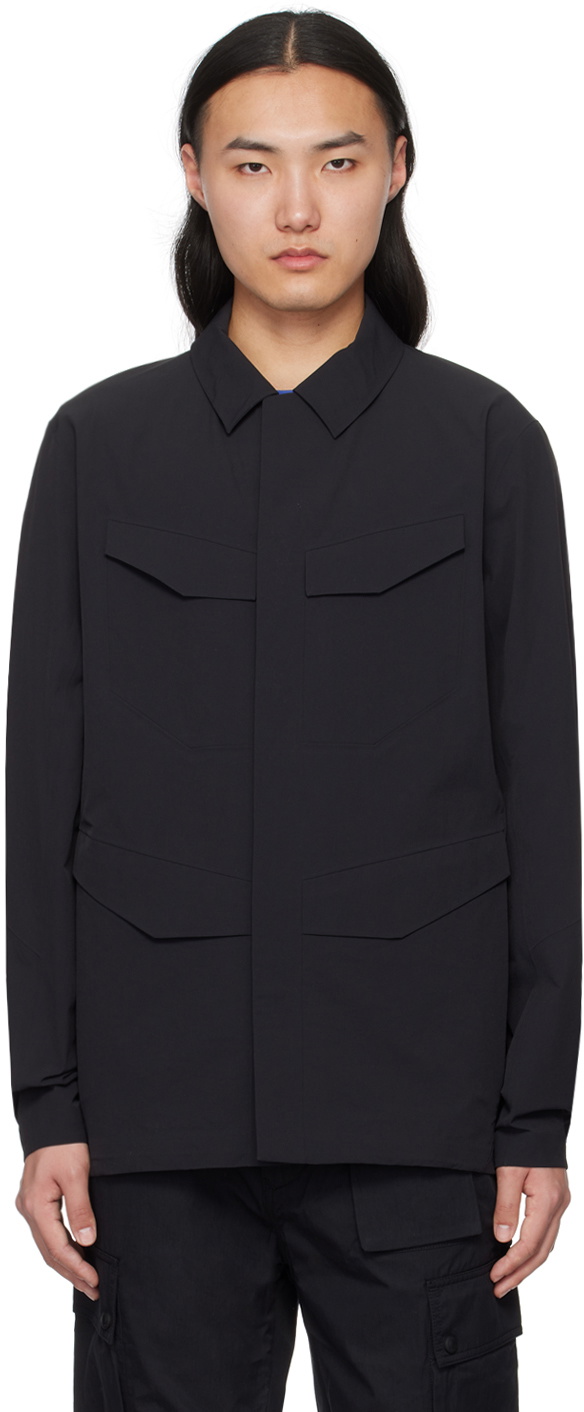 Veilance Black Field Softshell Jacket Arc'teryx Veilance