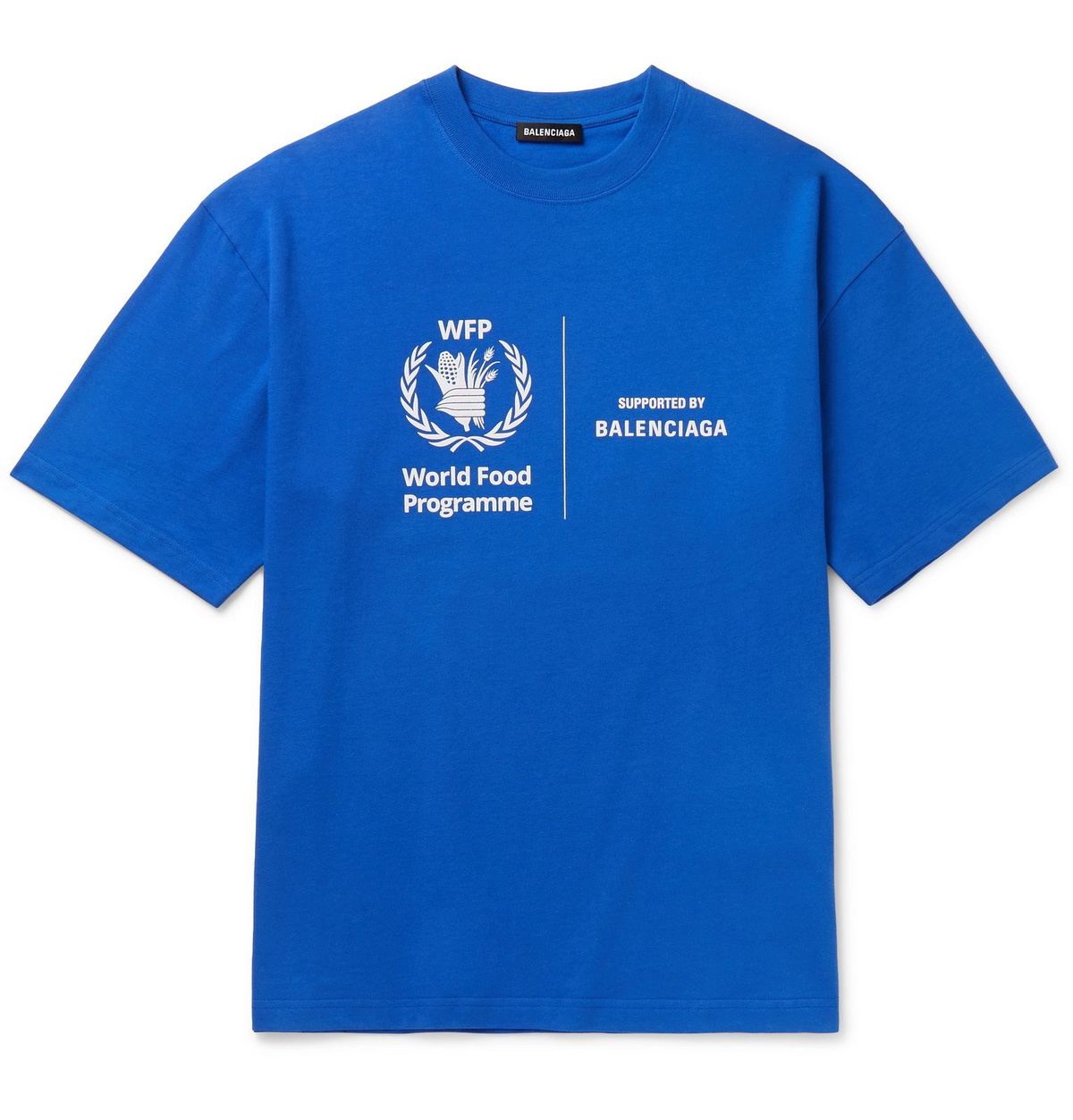 Balenciaga - World Food Programme Printed Cotton-Jersey T-Shirt