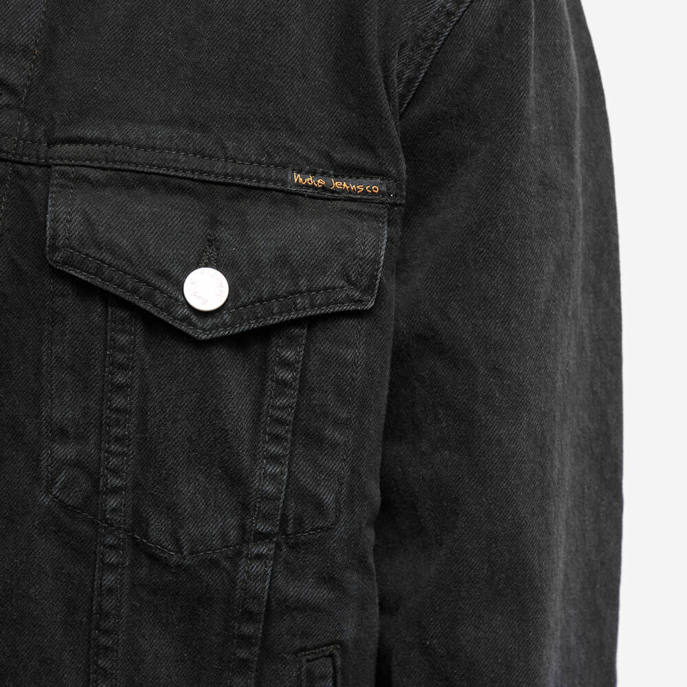 Nudie Jeans Co Men's Nudie Robby Denim Jacket in Vintage Black