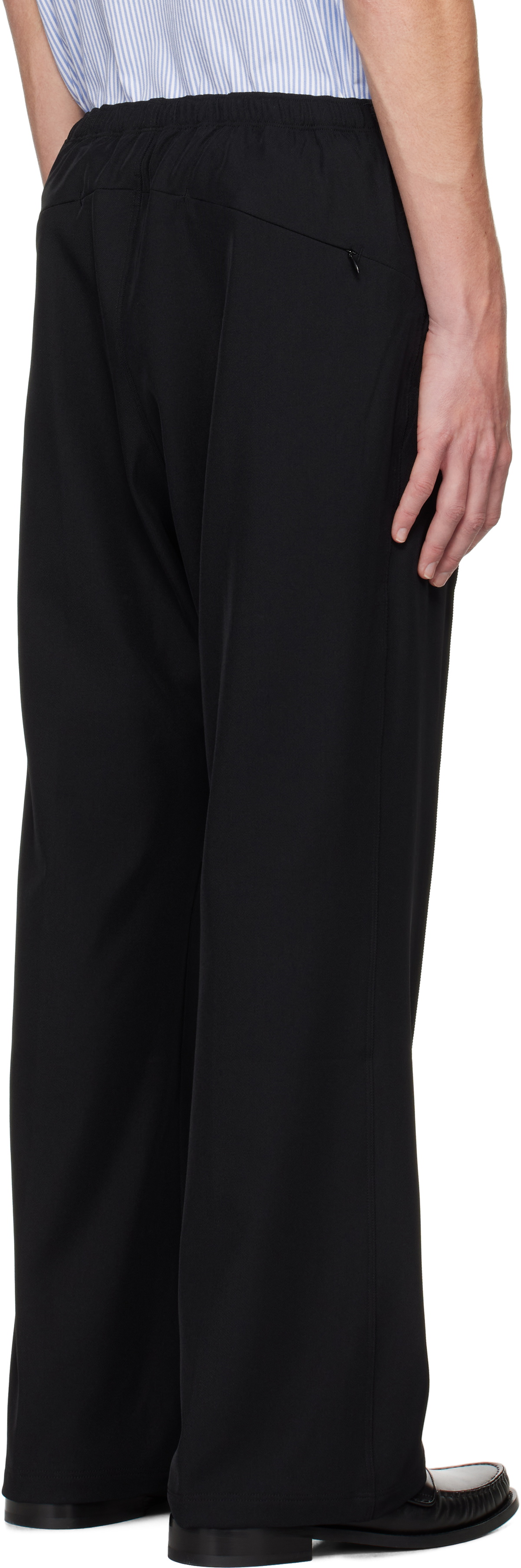 NEEDLES Black W.U. Boot-Cut Trousers Needles