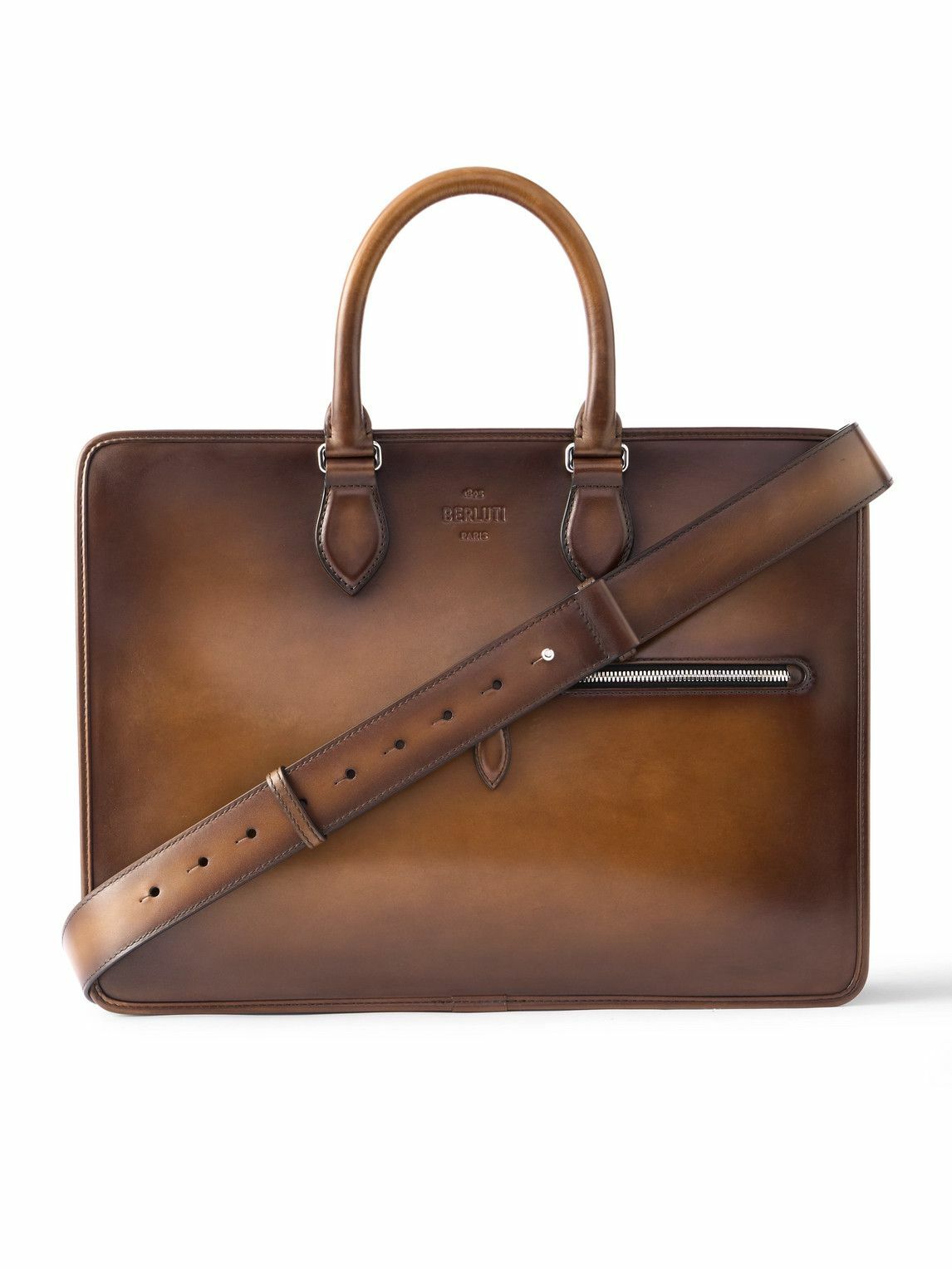 Berluti - Un Jour Mini Scritto Venezia Leather Briefcase Berluti
