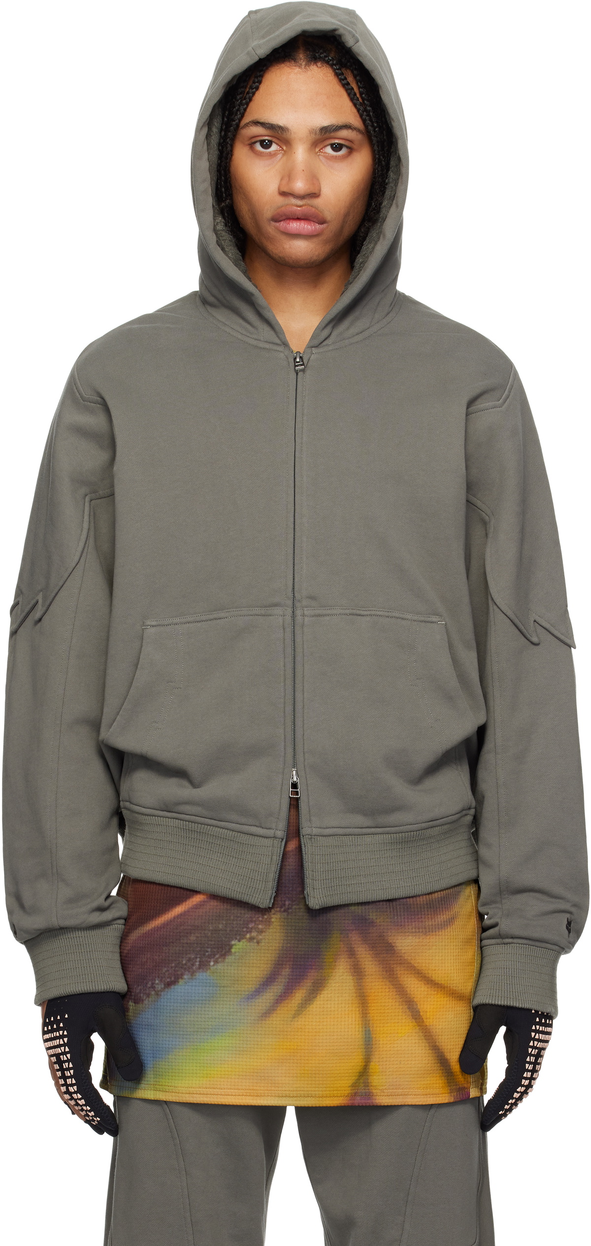 Kiko Kostadinov Gray Fox Racing Edition Fox Sherpa Zip Fleece