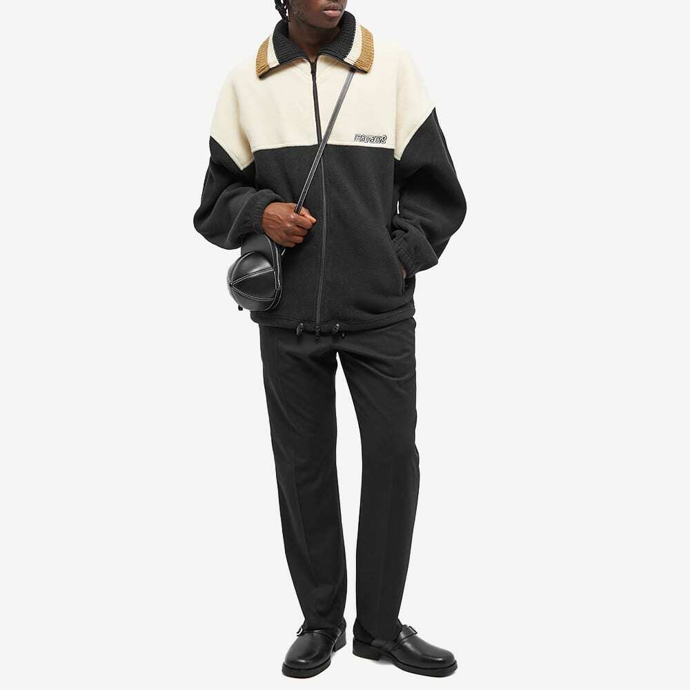 Isabel Marant Men's Maltih Fleece Jacket in Black Isabel Marant