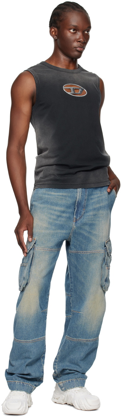 Diesel Black T-Brico Tank Top Diesel