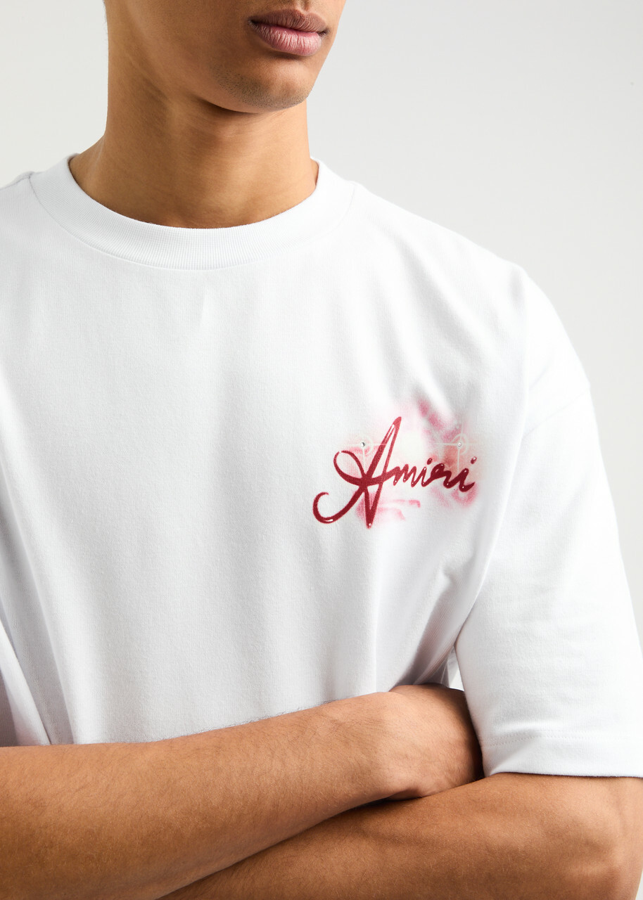 Amiri Paradise Printed Cotton T-shirt White Amiri