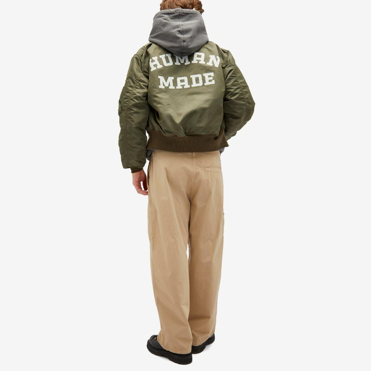 Human Made Men's Flight Jacket in Olive Human Made