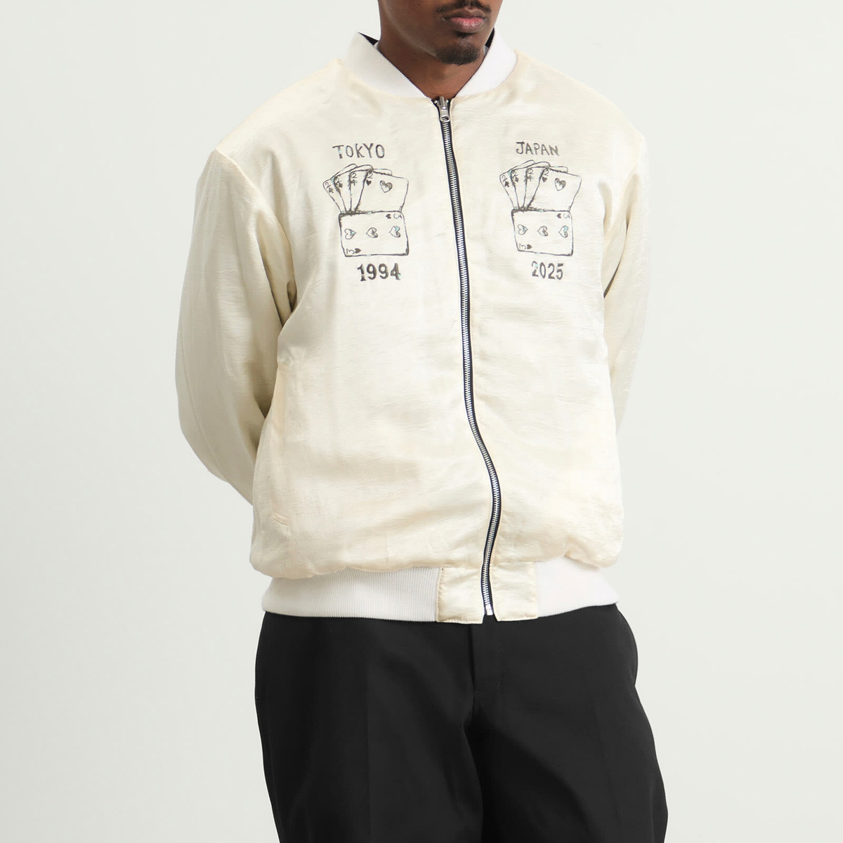 Neighborhood Men's Souvenir Jacket in Black Neighborhood