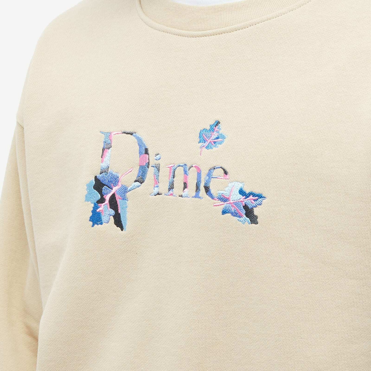 Dime Men's Classic Leafy Crew Sweat in Sand Dime