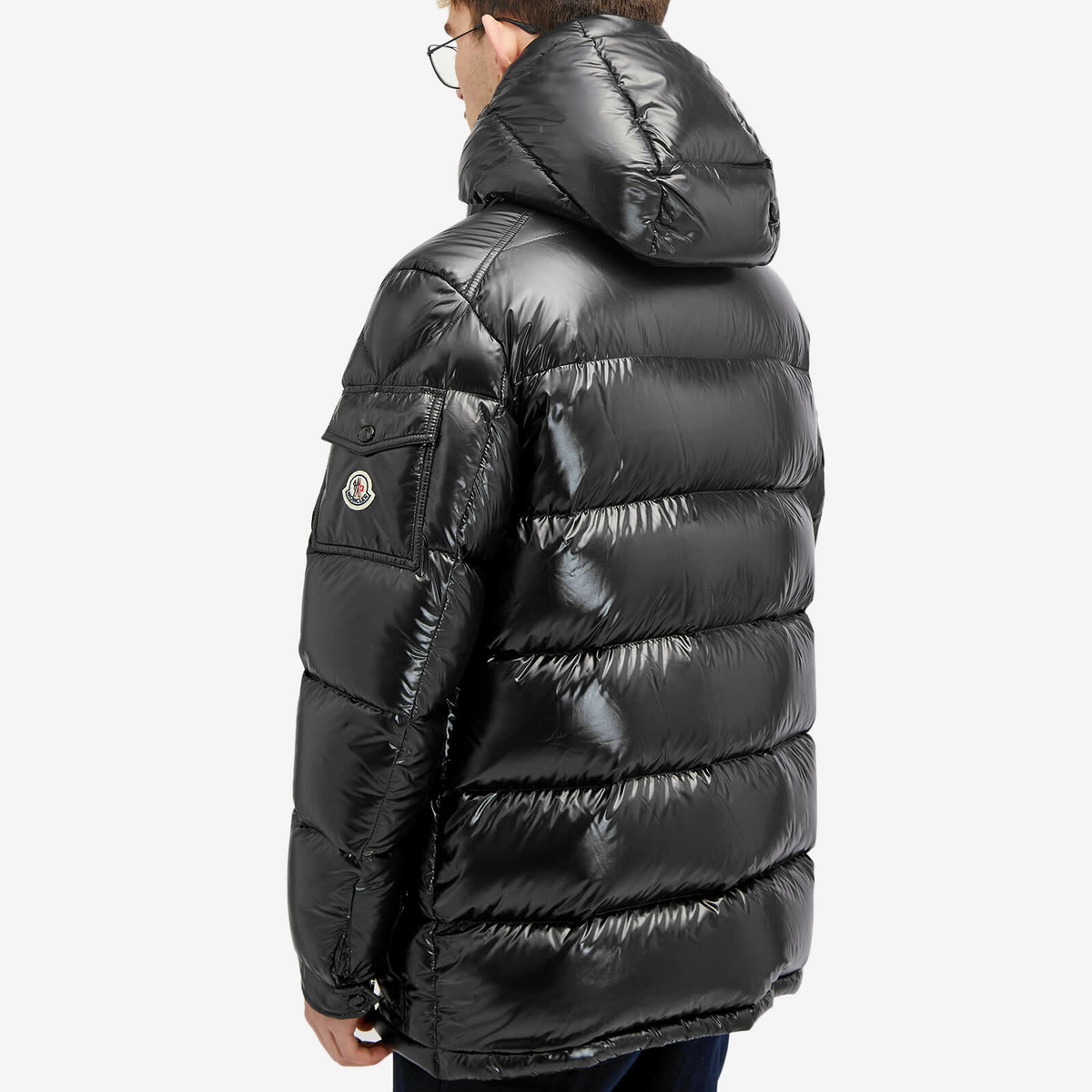 Moncler Men's Chiablese Short Parka Jacket in Black Moncler