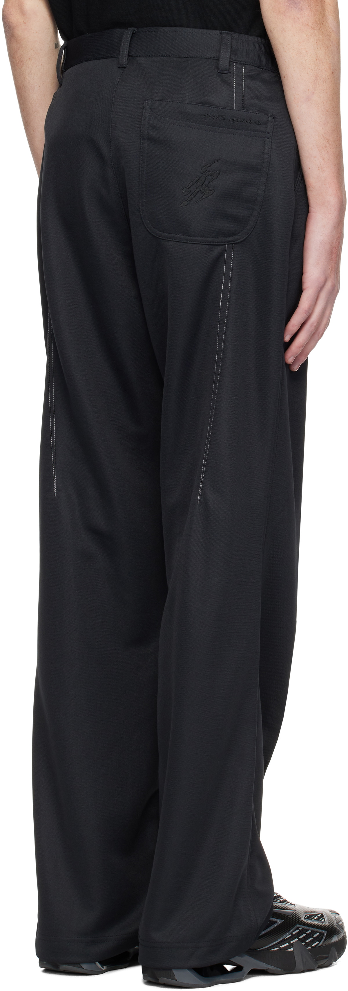 Asics Black Kiko Kostadinov Studios Styrax Track Pants ASICS