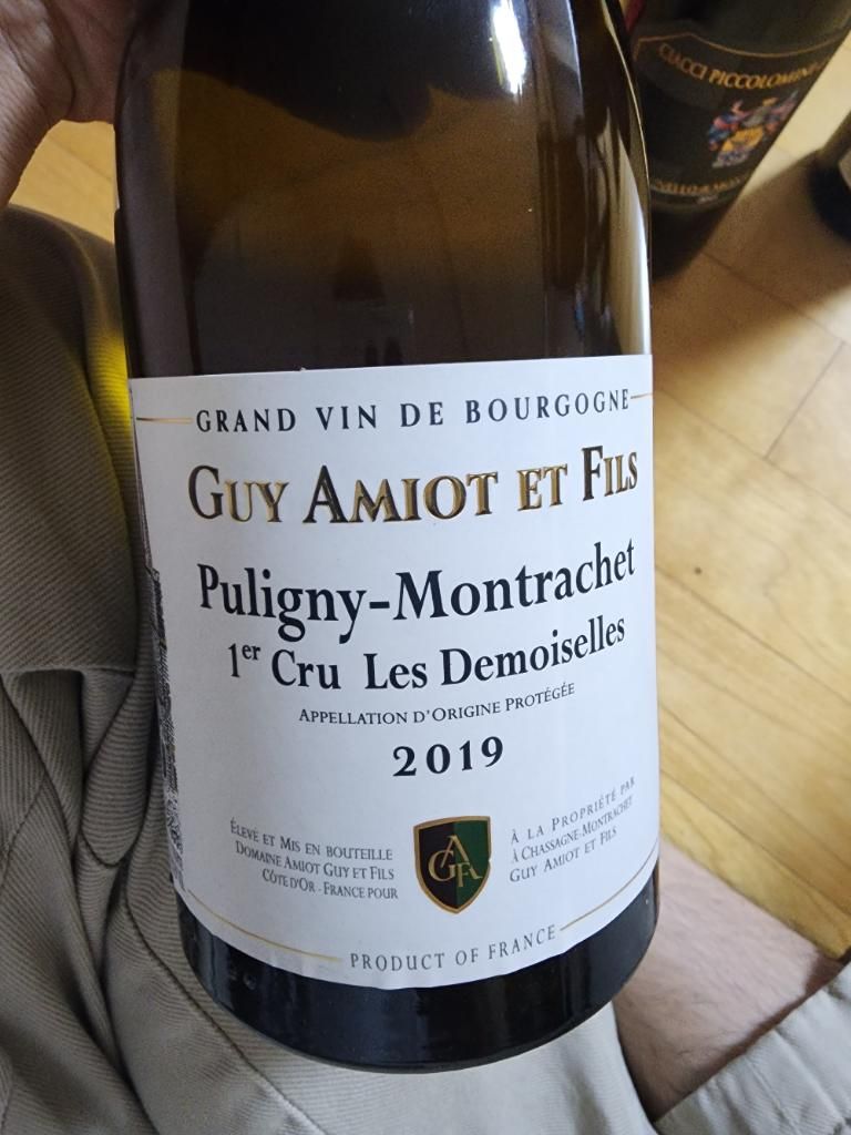 2018 Domaine Amiot Guy et Fils Puligny-Montrachet 1er Cru Les