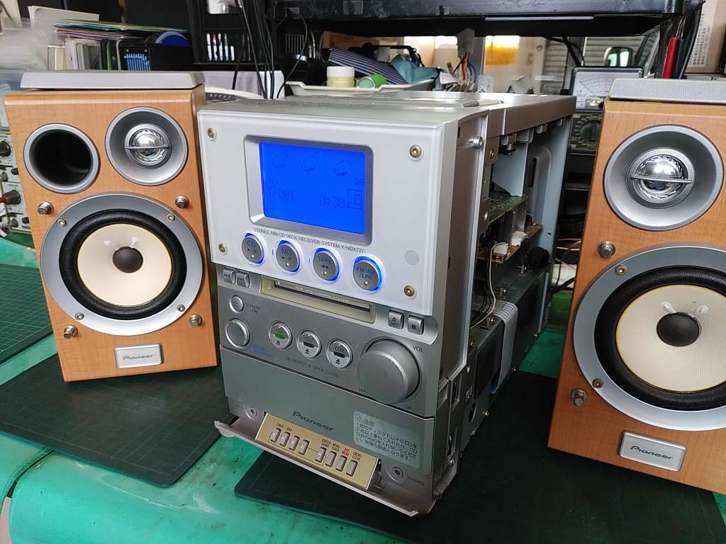 動作品】 Pioneer パイオニア XR- MDX737S ミニコンポ Yahoo
