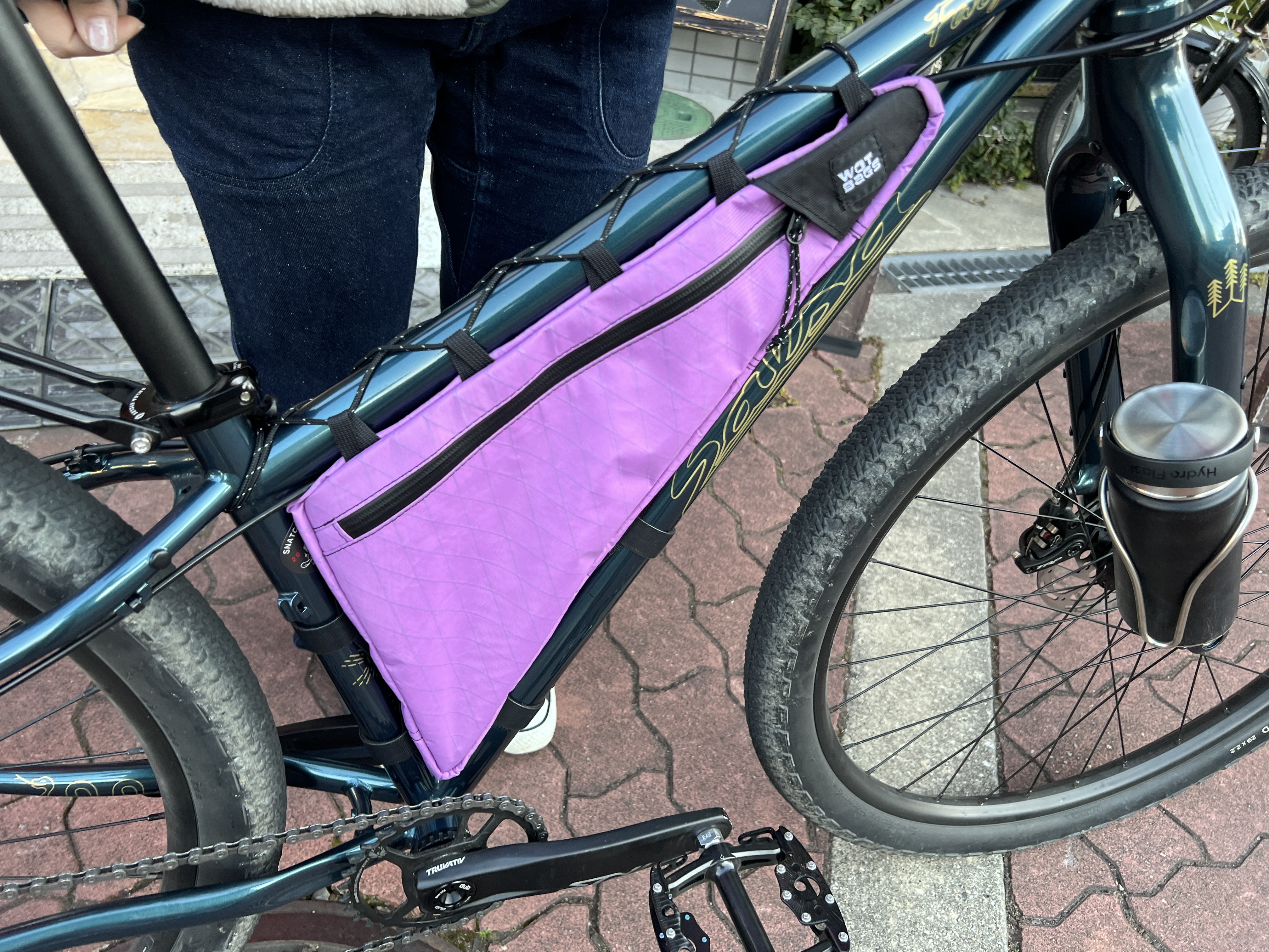 オーダーメイド、フレームバッグ。 | Snatch Cycles
