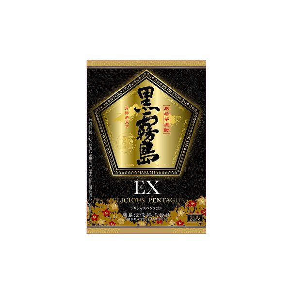 1315 黒霧島 芋 25度1.8Lパック 1ケ一ス( 6本入) 1315 黒霧島 芋 25度