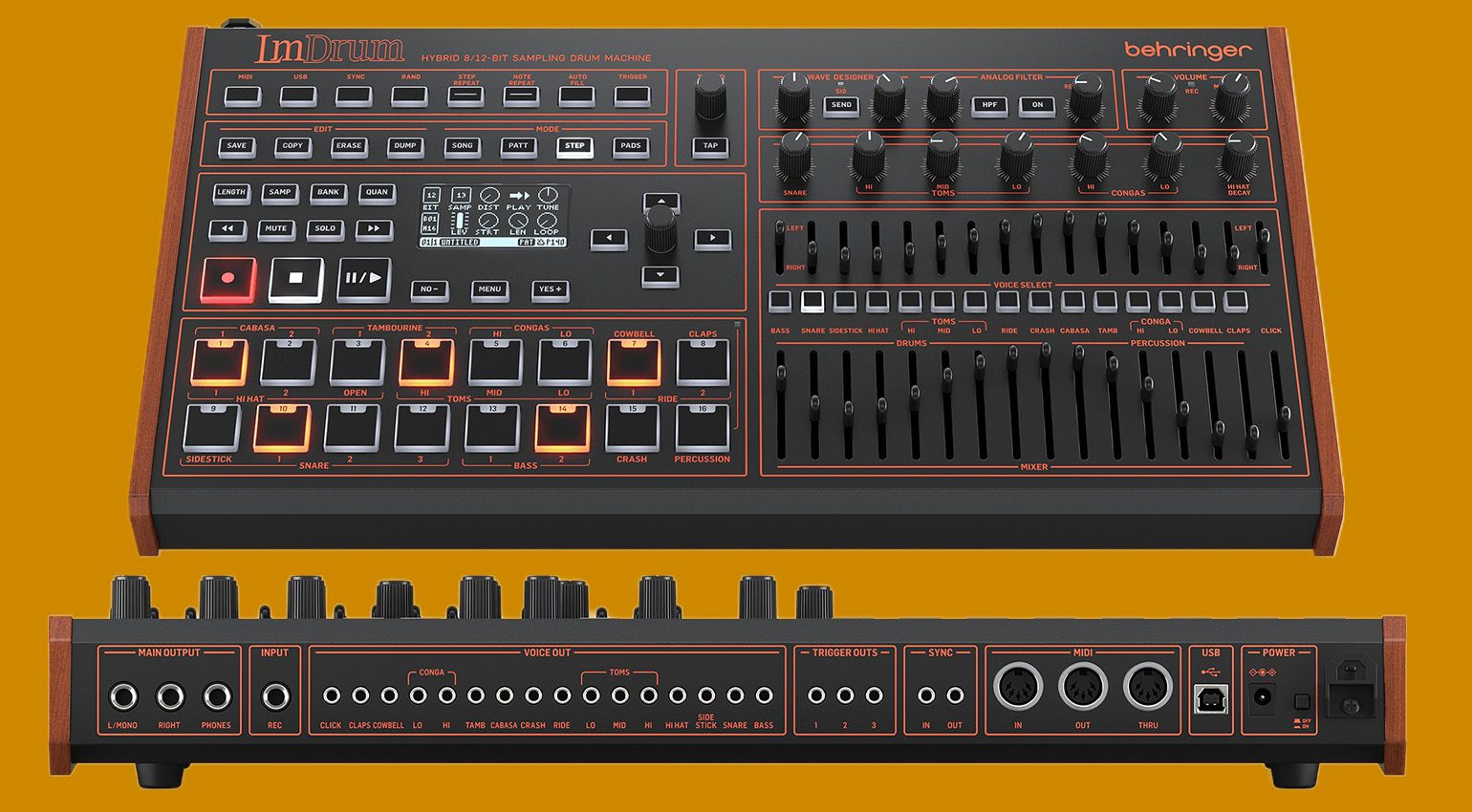 Behringer LM Drum Receives Update, Expanding Tuning Functionality