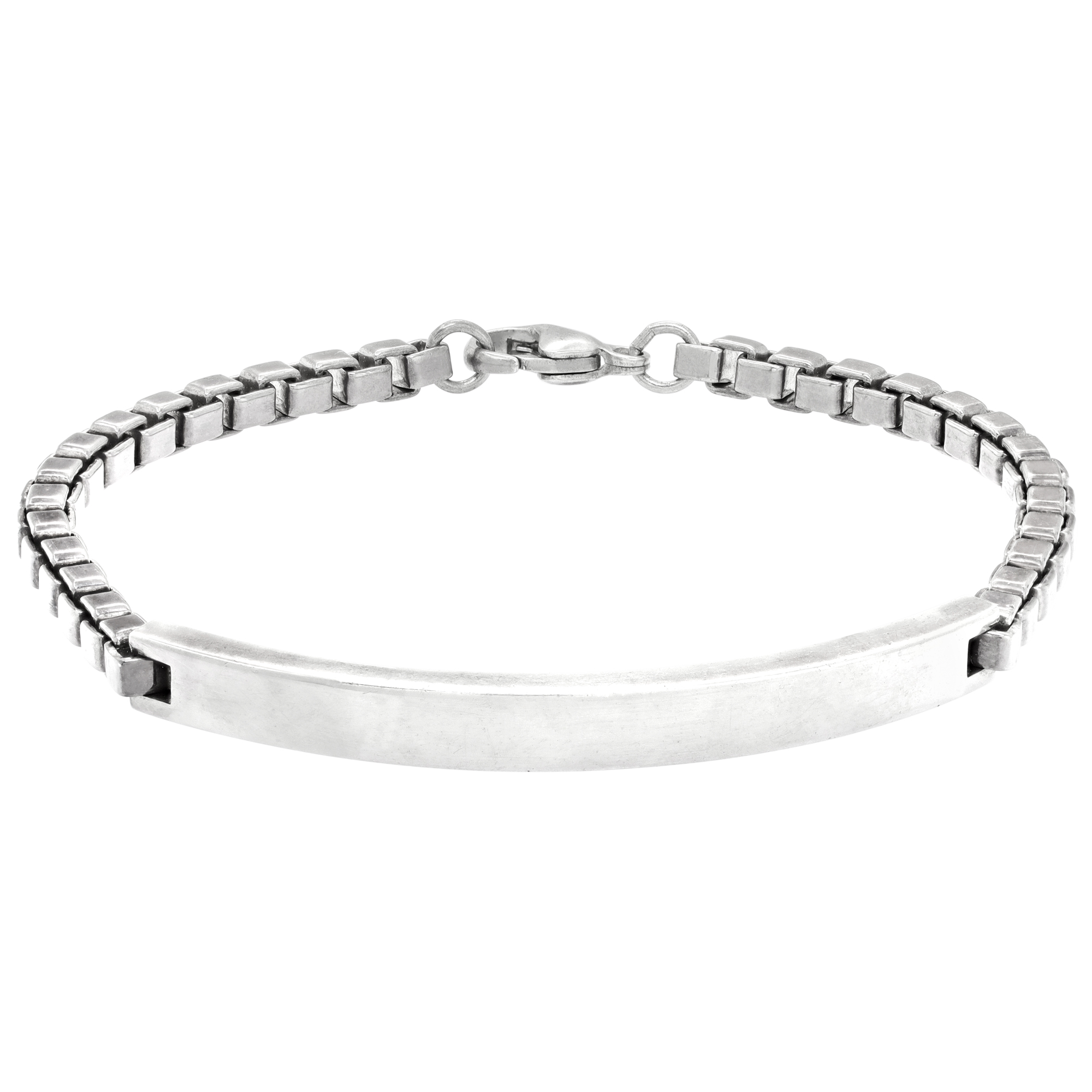 Tiffany & Co. Venitian Link ID Bracelet in sterling silv | Gray & Sons