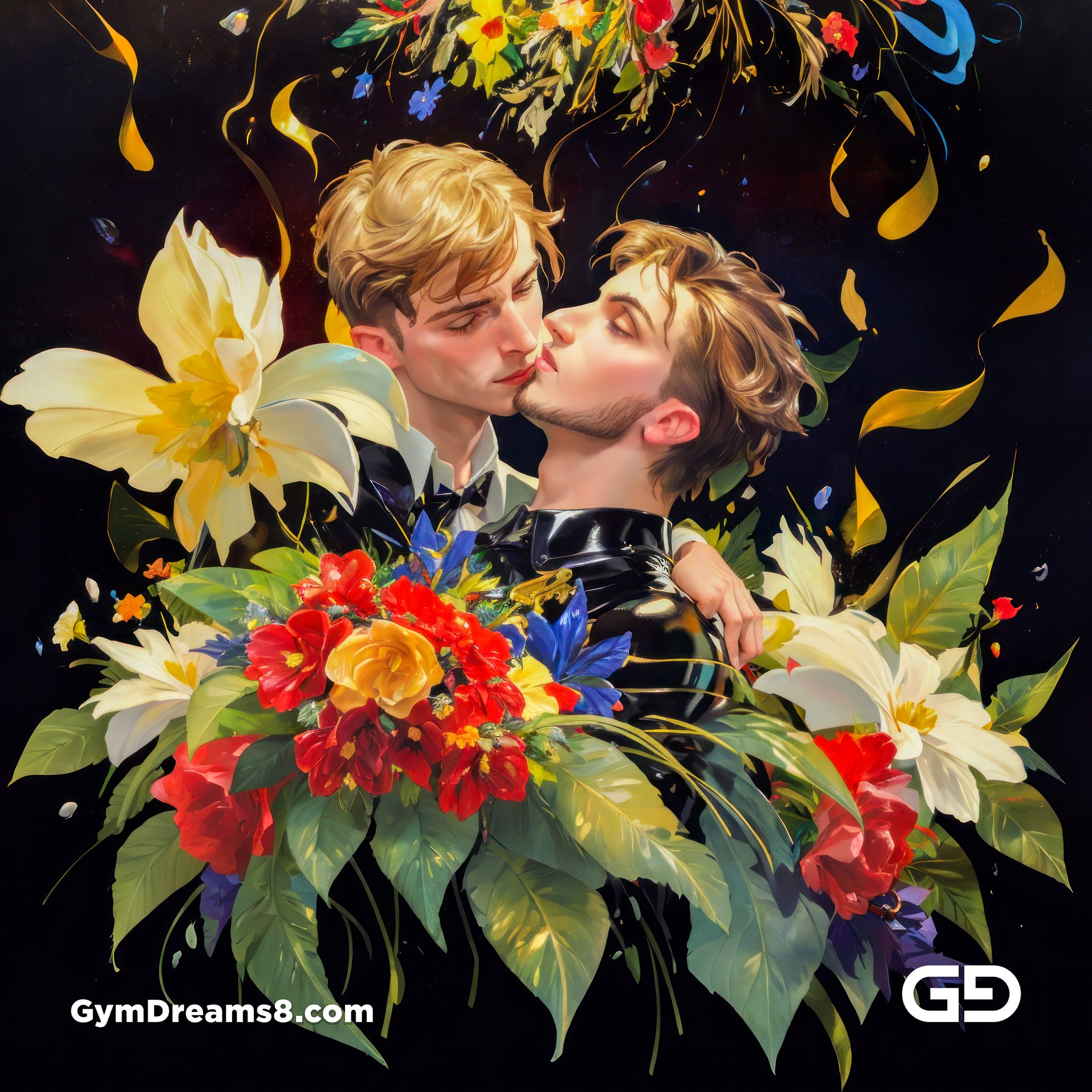 Flower Abstract Kiss - GymDreams8