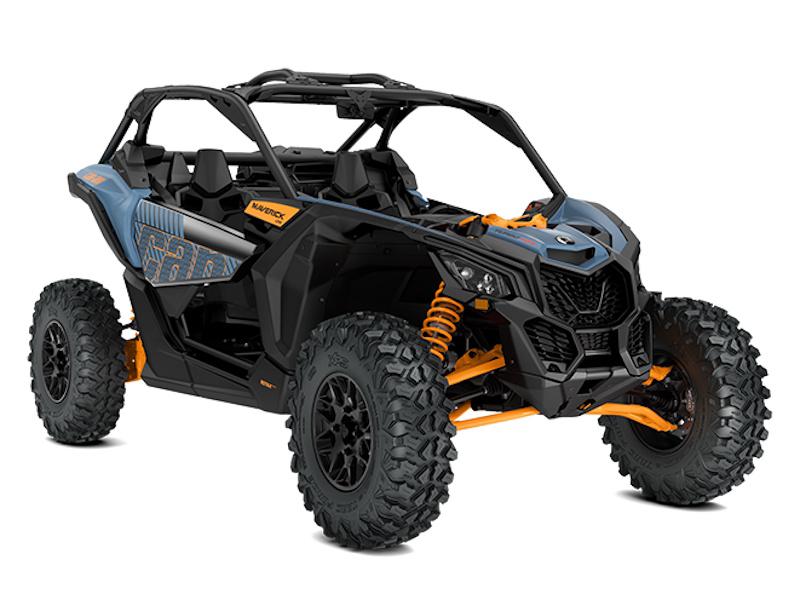 2025 Can-Am® Maverick X3 DS Turbo RR Scandi Blue & Orange Crush