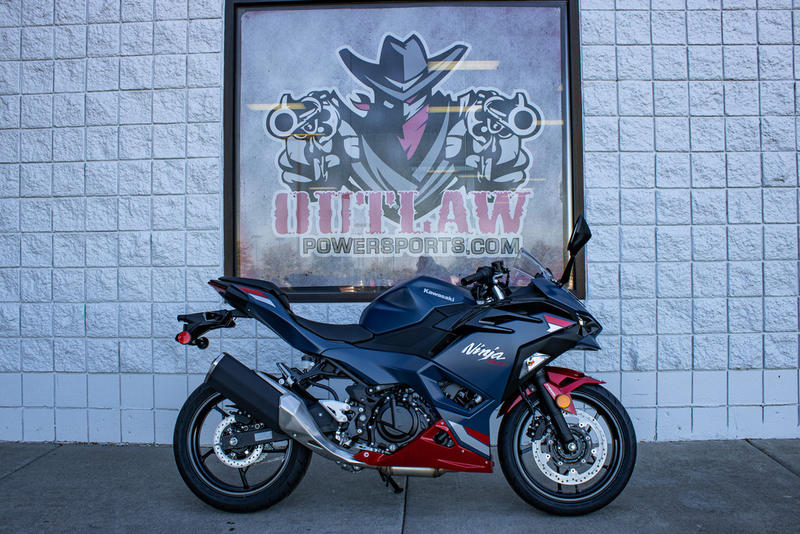 2026 Kawasaki Ninja® 500 ABS Metallic Matte Twilight Blue K06026