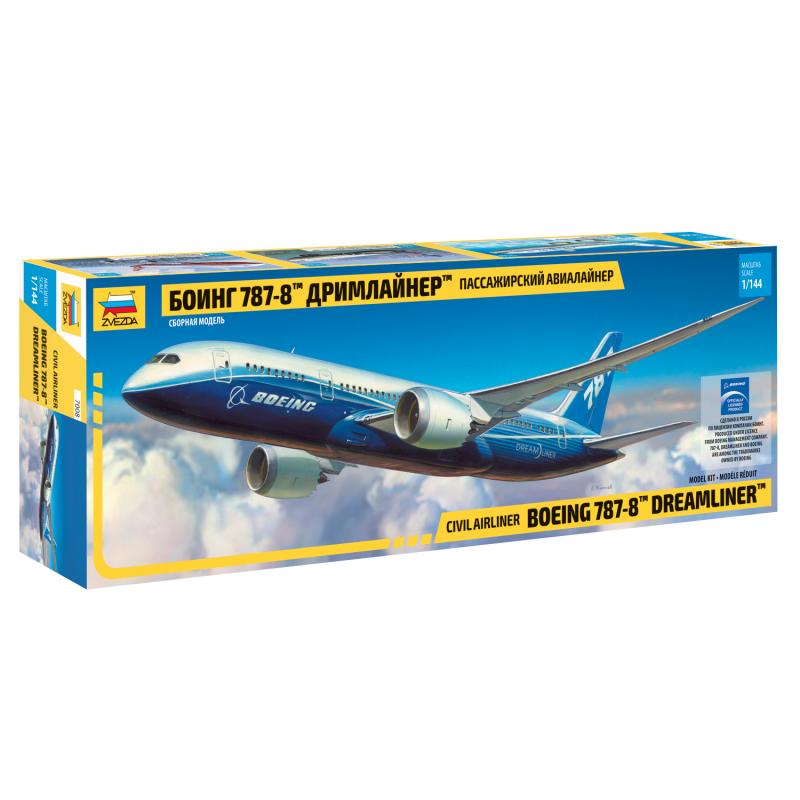 Boeing 787-8 Dreamliner - Zvezda 7008 - Plastimodelismo