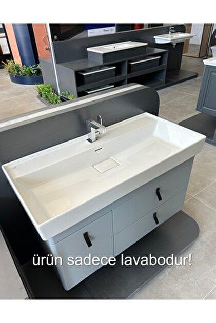 TURKUAZSERAMİK Cerastyle Luna 80 x 46 cm Dolap Uyumlu Lavabo