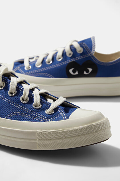 Converse Comme des Garçons PLAY x Chuck 70 Low Blue Quartz