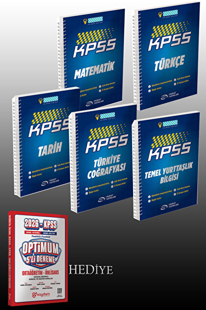 Murat Yayınları KPSS Konu Anlatımlı Defter Full Set. ! Tamamı El