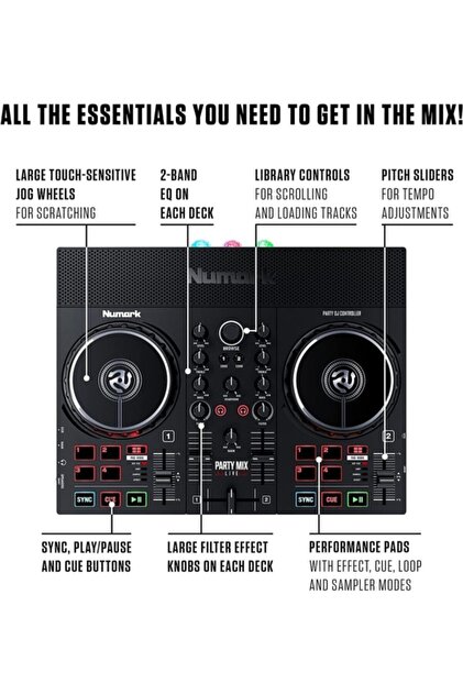 NUMARK Party Mix Live Dj Kontrol Ünitesi - Fiyatı, Yorumları