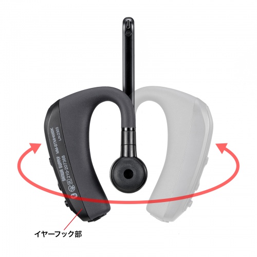 Bluetoothヘッドセット（デュアルマイク・ノイズキャンセル搭載
