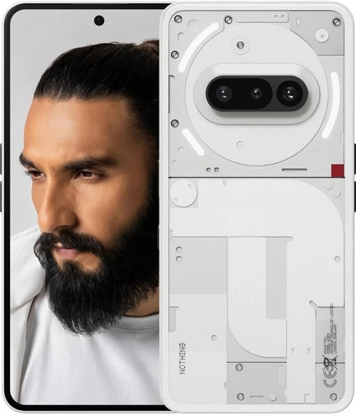 SIMフリー) Nothing Phone (3a) 5G デュアルSIM 128GB ホワイト (8GB